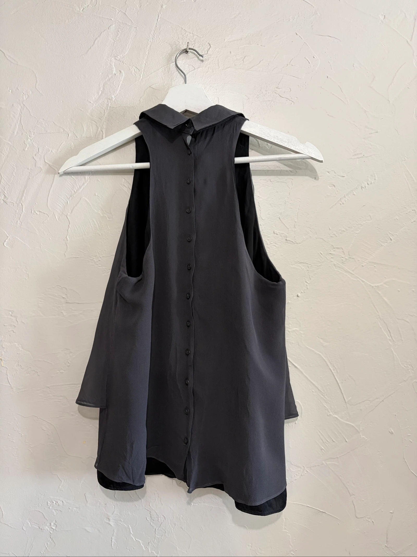 Blusa cinza de seda Kookai tamanho 36 – photo 6
